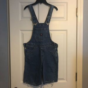 Cropped overalls